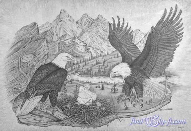 Freedom Eagles Print